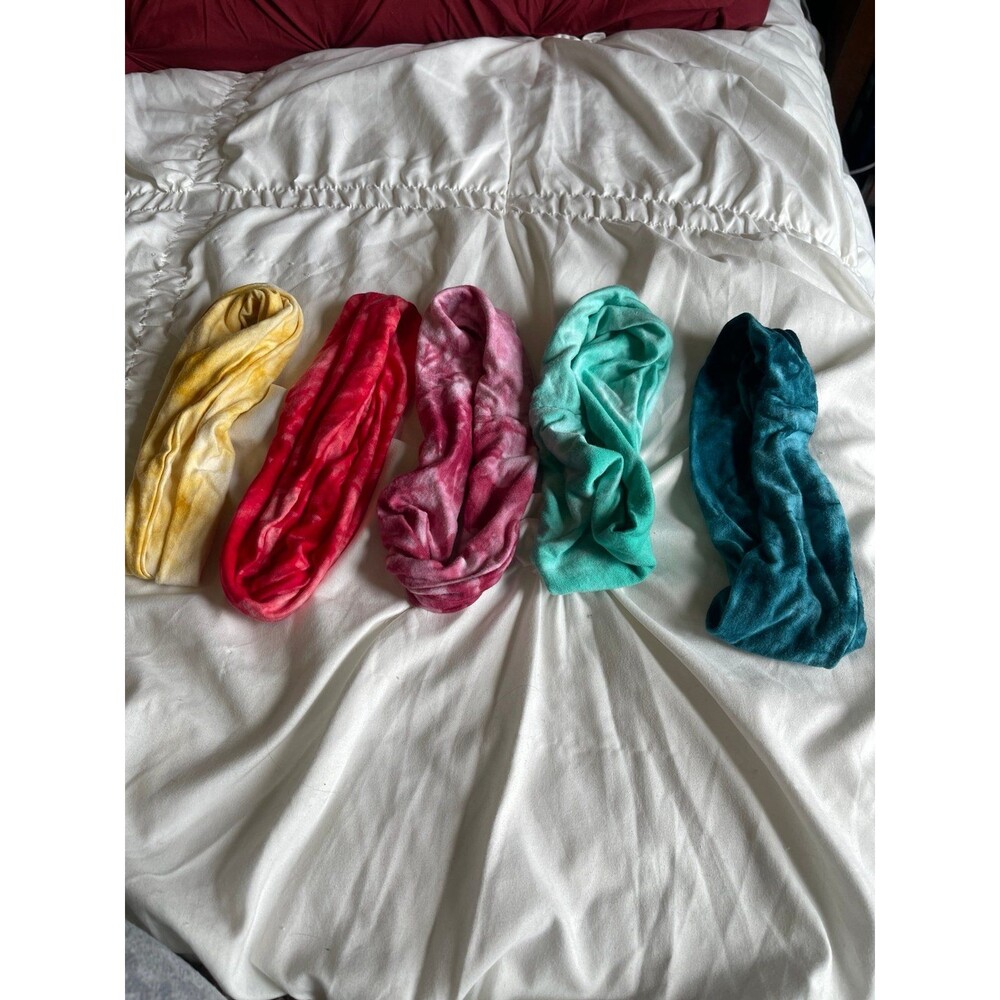 Tie Dye Headbands Set of 5